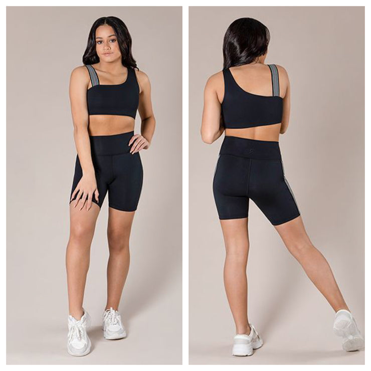 Energetiks - Motion Crop Top - Adult (IC75PA1-BLK) - Black - Final Sale