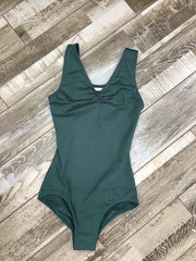 Capezio - Studio Collection Pinch Front V Neck Leotard - Adult (SE1008W) - Hunter