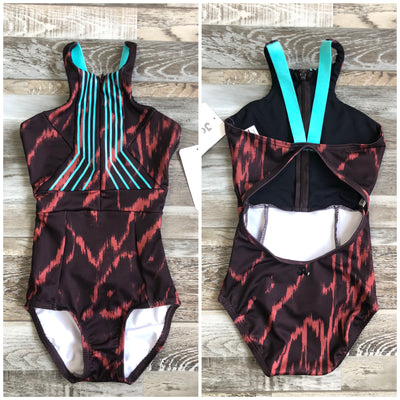 Jo + Jax - River Leotard - Adult (RIL) - Ruby Tiger - Final Sale