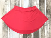 Capezio - Curved Pull-On Skirt - Child/Adult (11459TF/11459WF) - Scarlet - Final Sale