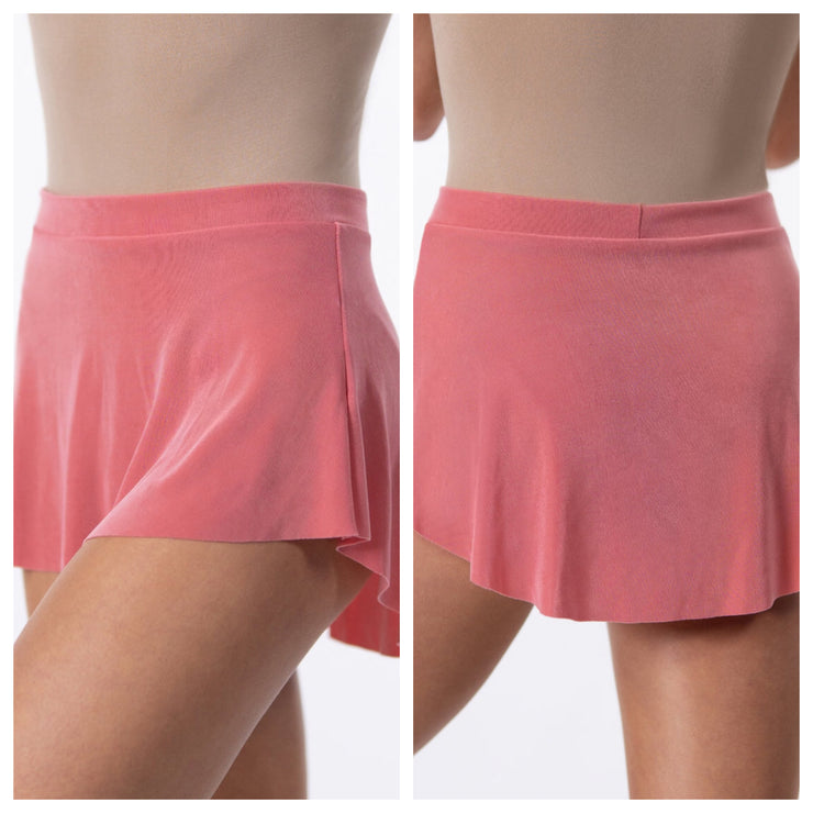 Suffolk - Pull On High Low Slinky Skirt - Adult (1006A) - Melon