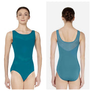Lulli Dancewear - Maureen Mesh Tank Leotard - Adult (LUB821) - Teal