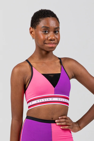 Sylvia P - Airspeed Crop Top - Adult - Multicolored - Final Sale