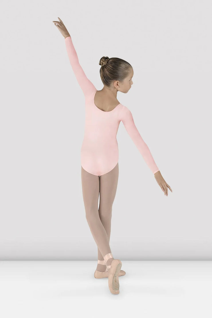 Bloch - Meglio Long Sleeve Leotard - Child (CL5609) - Light Pink