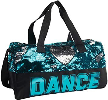 Danz N Motion - Sequin Dance Heart Bag (B842TRQ) - Turquoise