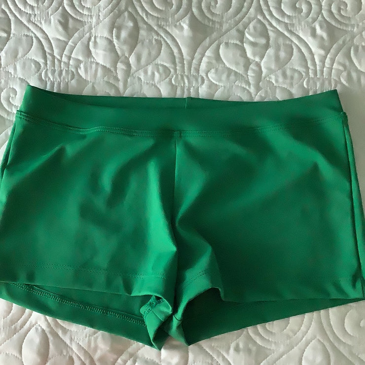 Capezio - Boycut Low Rise Shorts - Adult (TB113) - Kelly Green - Final Sale