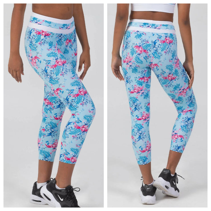 Sylvia P - Lucette 7/8 Tight - Child/Adult (21-11-GHY-019) - Blue - Final Sale