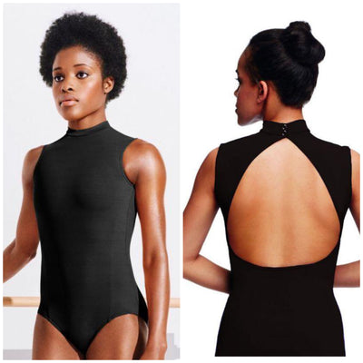 Capezio - Tactel Studio Collection High Neck Leotard - Child/Adult (SE1025C/SE1025W) - Black
