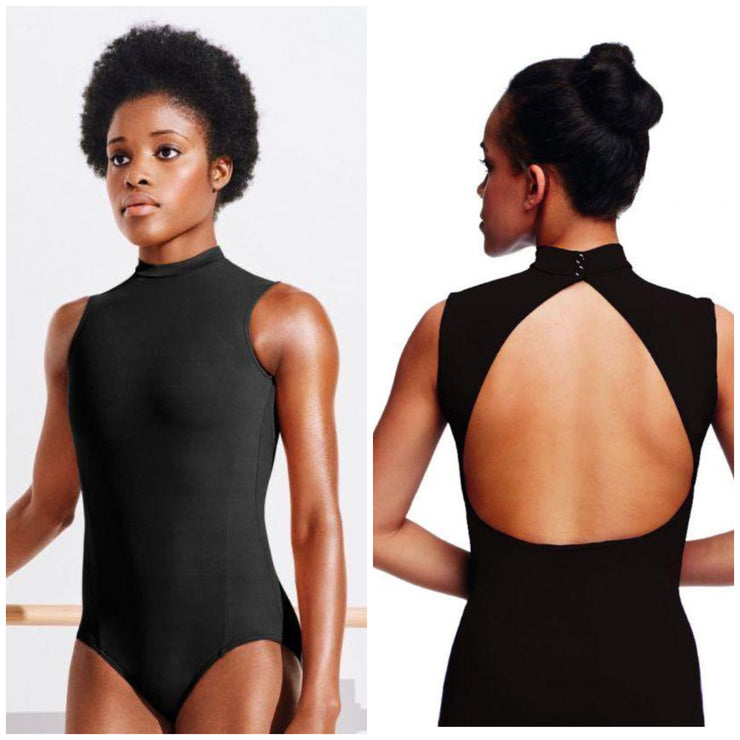 Capezio - Tactel Studio Collection High Neck Leotard - Child/Adult (SE1025C/SE1025W) - Black