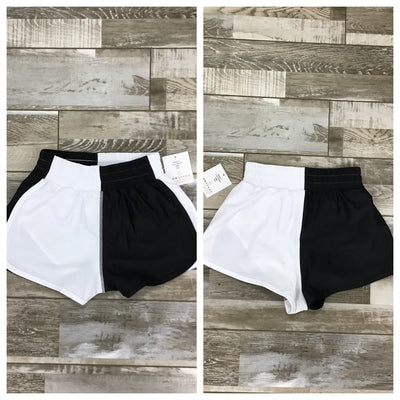 Honeycut - Flip Short - Adult (BAQ211) - Black/White Final Sale