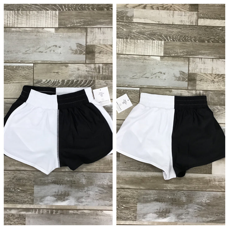 Honeycut - Flip Short - Adult (BAQ211) - Black/White Final Sale