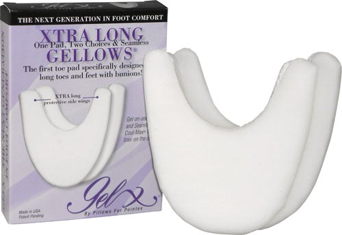 Pillows for Pointes - Xtra Long Gellows Toe Pillows (GELX)