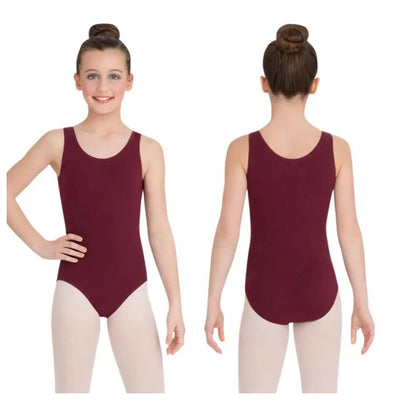 Capezio - High-Neck Tank Leotard - Child (CC201C) - Burgundy