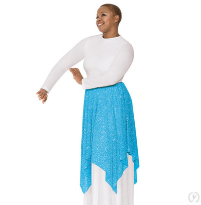 Eurotard - Graceful Shimmer 3-in-1 Overlay - Child (07768c) - Turquoise