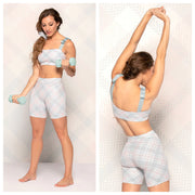 Eleve Dancewear - Olivia 7” Shorts - Adult - Plaidness - Final Sale