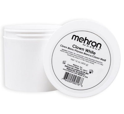 Mehron - Clown White - 16oz (130-XL) - White