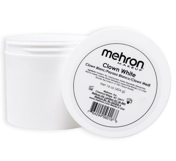 Mehron - Clown White - 16oz (130-XL) - White