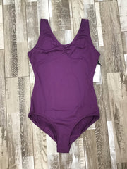 Capezio - Studio Collection Pinch Front V Neck Leotard - Adult (SE1008W) - Aubergine