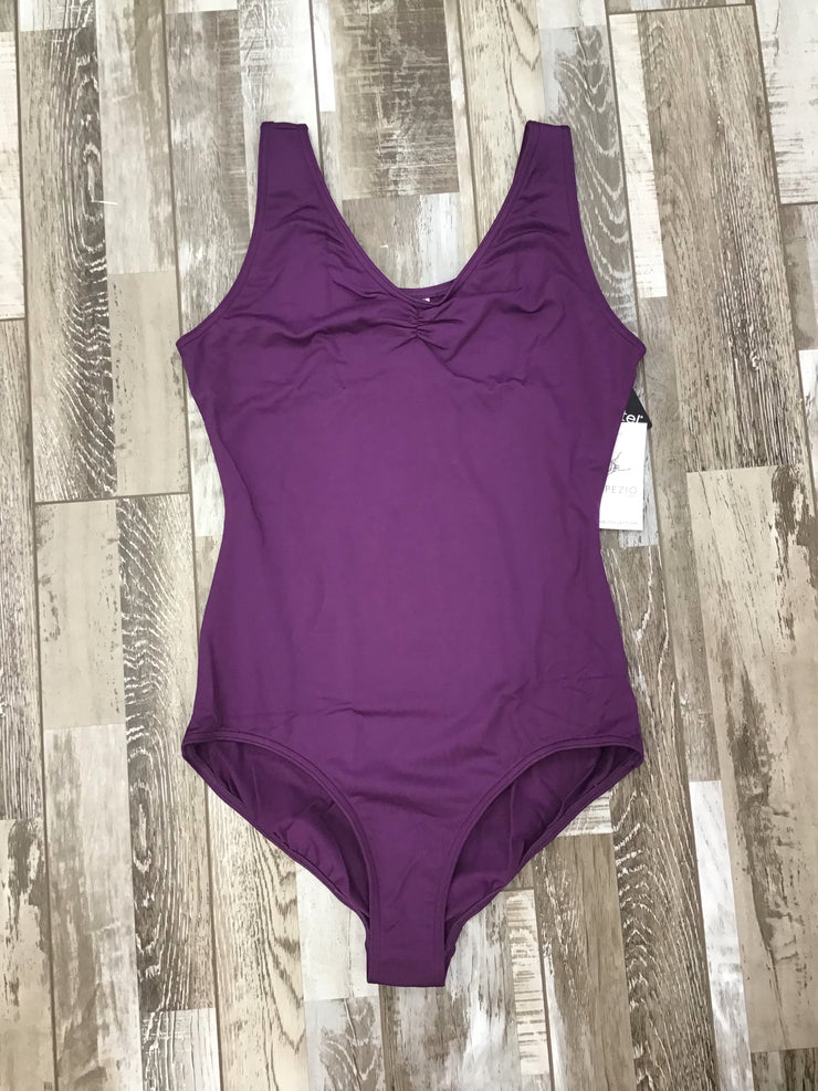 Capezio - Studio Collection Pinch Front V Neck Leotard - Adult (SE1008W) - Aubergine