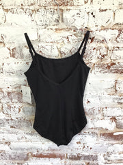 Capezio - Basic V Back Cami Leotard - Adult (SE1001W) - Black