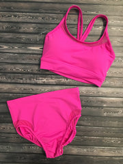 Bloch - Annora Double Leg Line Briefs - Adult (FR5012) - Azalea Final Sale