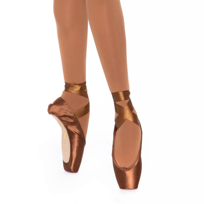 RP Collection - Rubin U-Cut with Drawstring - FS Shank - Pointe Shoes - Almond FINAL SALE