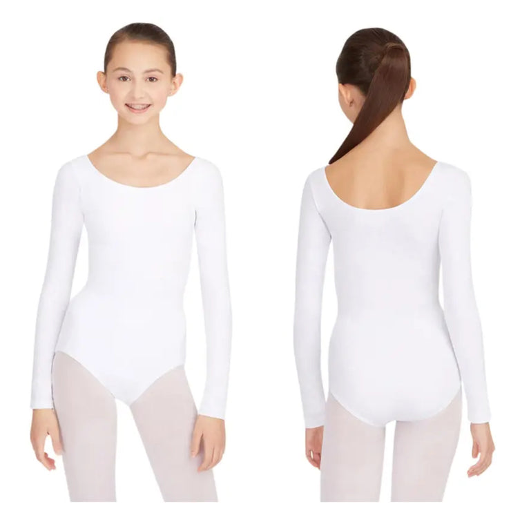 Capezio - Long Sleeve Leotard - Child/Adult (TB134C/TB135) - White
