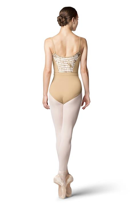 Bloch - Printed Mesh Paneled Cami Leotard - Adult (L9817) - Nomad - Final Sale