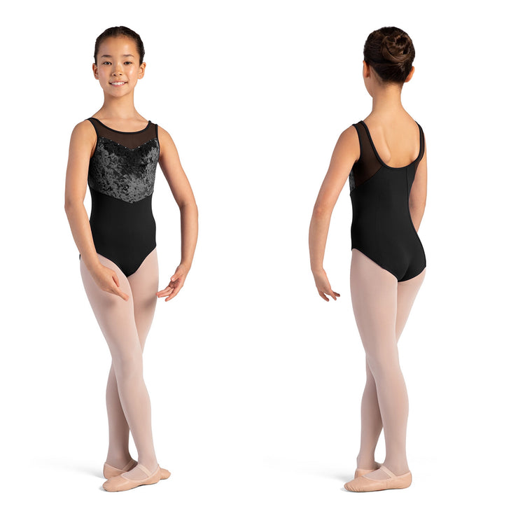 Bloch - Velvet Tank Leotard - Child (CL1027) - Black
