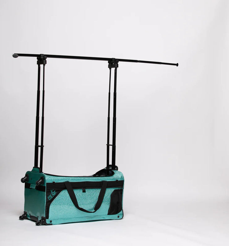 Glam'r Gear - Changing Station Travel Bag - STANDARD TEAL SPARKLE - IN-STORE ONLY - NOT AVAILABLE FOR SHIPPING