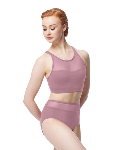 Lulli Dancewear - Trayce Camisole Bra Top - Adult (LUB378) - Dusty Rose