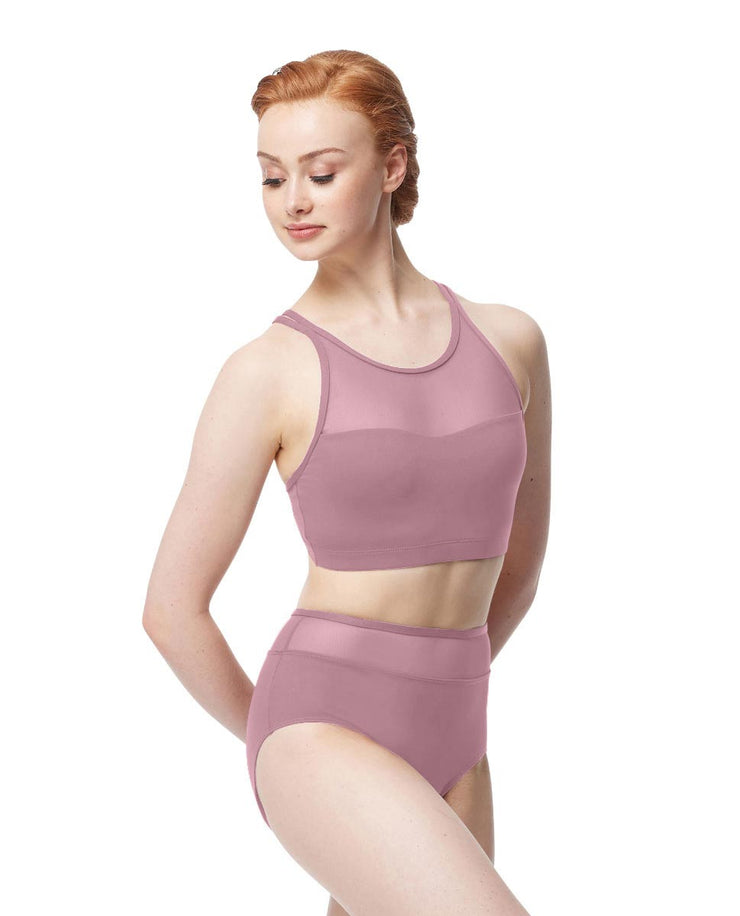 Lulli Dancewear - Trayce Camisole Bra Top - Adult (LUB378) - Dusty Rose