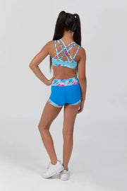 Sylvia P - Maliah Short - Child/Adult (21-11-GHY-015) - Blue Final Sale