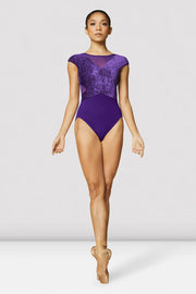 Bloch - Boat Neckline Cap Sleeve Leotard - Adult (L4122) - Amethyst