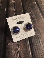 Belleza Collection - Swarovski Crystals Pierced Earrings - 15mm