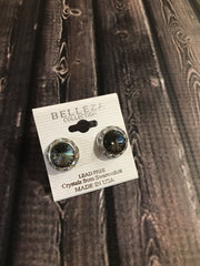 Belleza Collection - Swarovski Crystals Pierced Earrings - 15mm