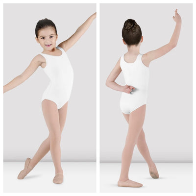 Bloch - Dynamic Tank Leotard - Child (CL5605) - White