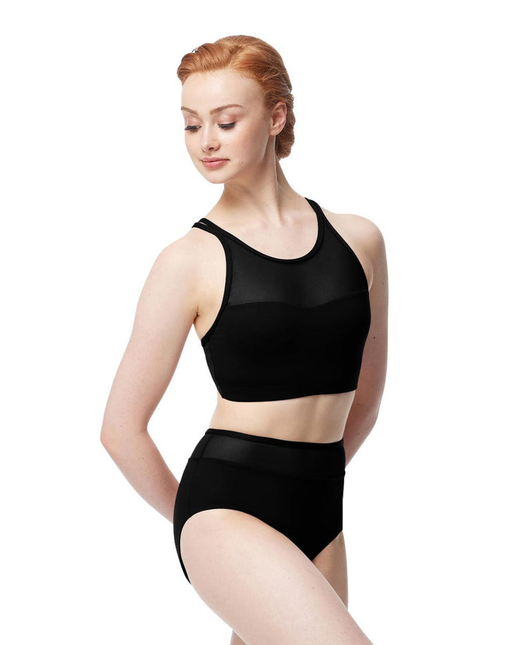 Lulli Dancewear - Trayce Camisole Bra Top - Adult (LUB378) -  Black