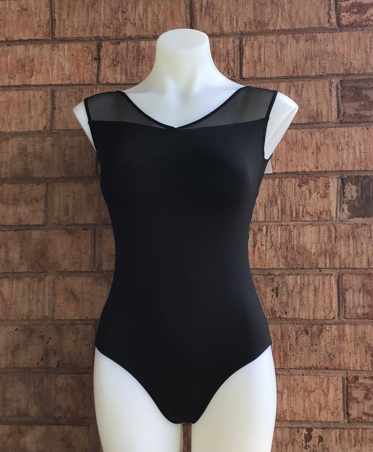 Ballet Rosa -Crystale V-Front/Full Back Leotard - Adult (1115MFA) - Noir