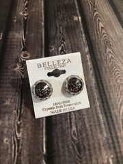 Belleza Collection - Swarovski Crystals Pierced Earrings - 15mm