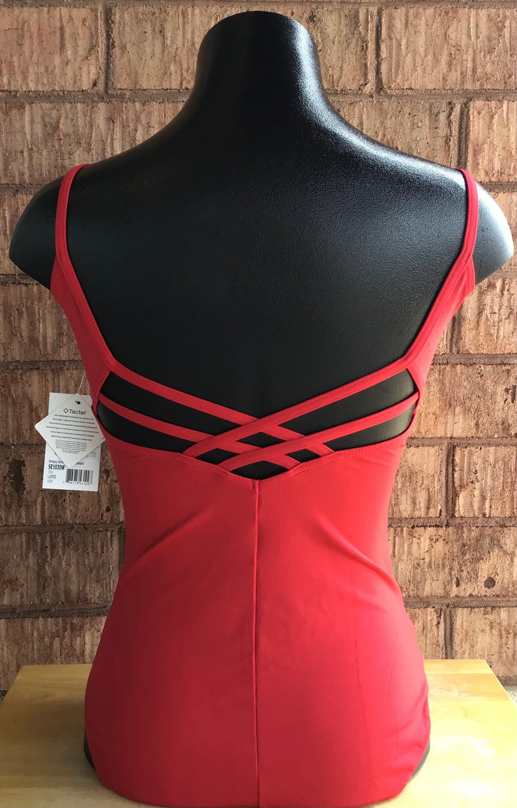 Capezio - Studio Collection Strappy Back Camisole Leotard - Adult (SE1030W) - Scarlet
