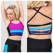 Sylvia P - Synchronised Cropped Singlet - Child/Adult - Multicolor Final Sale
