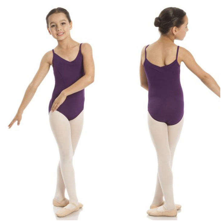 Energetiks - Katherine Camisole Leotard - Child/Adult (CL75-AUB/AL75-AUB) - Aubergine