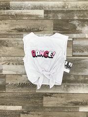 Energetiks - Lola Tie Crop - (ICAT52SF5) - White