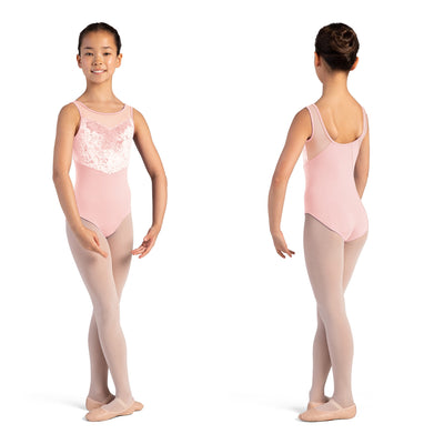 Bloch - Velvet Tank Leotard - Child (CL1027) - Candy Pink