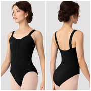 Bloch - Lace Up Front Camisole - Child (TWL9647) - Black