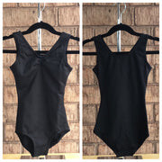 Capezio - Studio Collection Pinch Front V Neck Leotard - Child (SE1008C) - Black