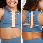 Jo + Jax - Pulse Top - Adult (PUT.7) - Bright Peach/Rocket Final Sale