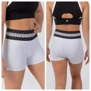 Sylvia P - Polka Polka Short - Adult (21-11-GHY-016) - Black Final Sale