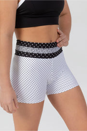 Sylvia P - Polka Polka Short - Adult (21-11-GHY-016) - Black Final Sale